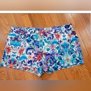 Nicole Miller Multicolored Floral Print women’s shorts size 16